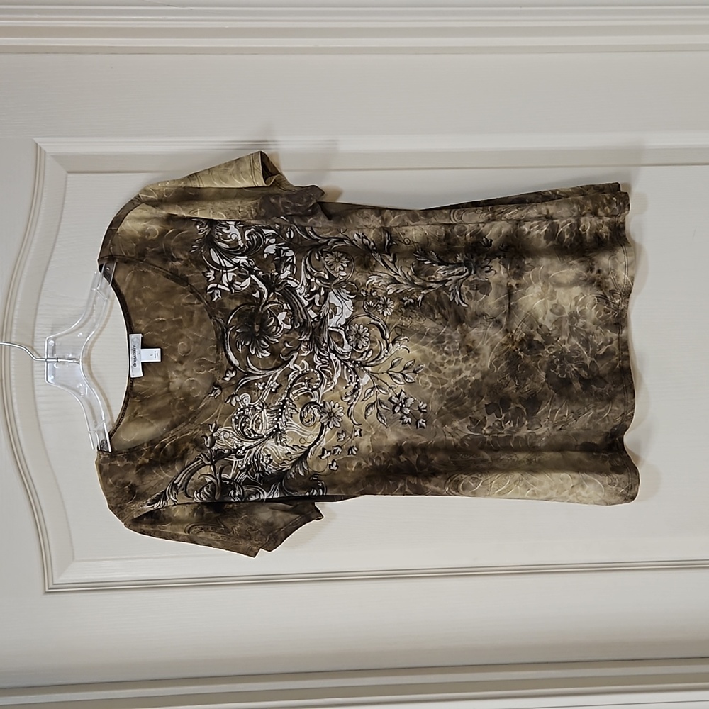 Top - Brown Floral